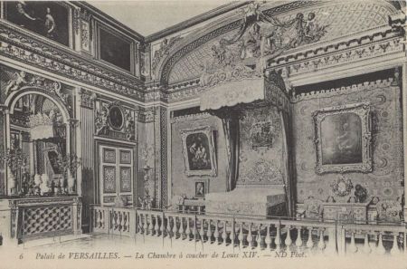 Versailles - Frankreich - Palais, Chambre a coucher Versailles - Frankreich - Palais, Chambre a coucher