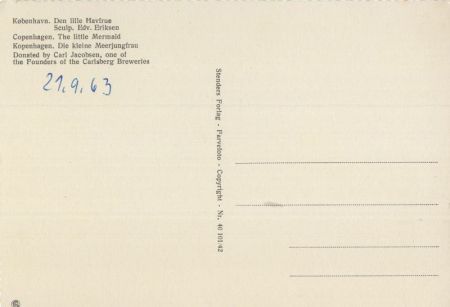 Kopenhagen - Dänemark - Kleine Meerjungfrau