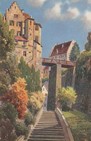 Meersburg - Aufgang zur Oberstadt Meersburg - Aufgang zur Oberstadt