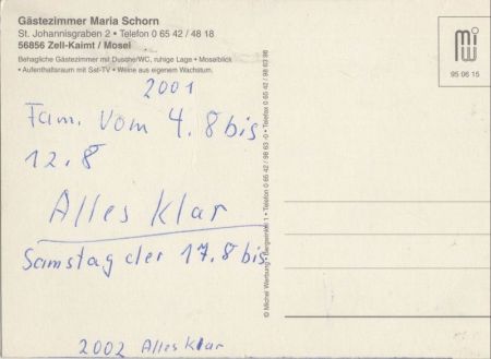 Zell-Kaimt - Gästezimmer Maria Schorn