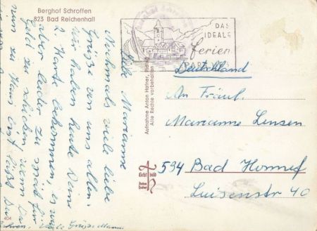 Bad Reichenhall - Berghof Schroffen