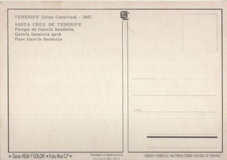 Santa Cruz de Tenerife - Spanien - Parquede Garcia Sanabria