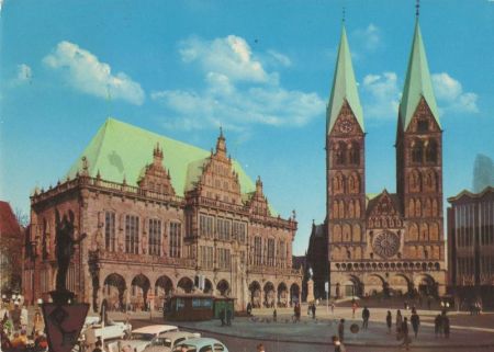 Ense-Bremen - Rathaus und Dom Ense-Bremen - Rathaus und Dom