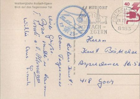 Rottach - Wallbergbahn