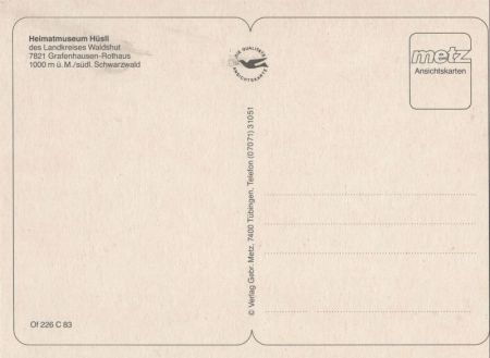 Grafenhausen - Rothaus - Heimatmuseum Hüsli