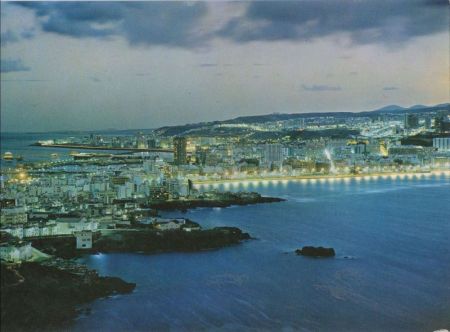 Las Palmas - Spanien - vista nocturna Las Palmas - Spanien - vista nocturna