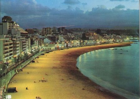 Las Palmas - Spanien - vista nocturna Las Palmas - Spanien - vista nocturna