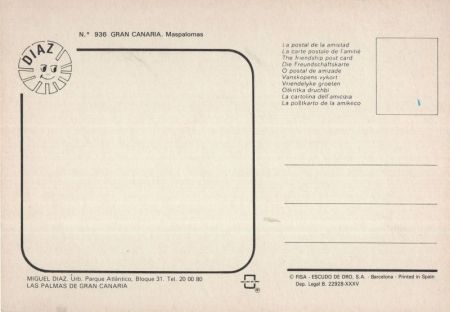 Maspalomas - Spanien - Sand