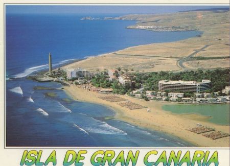 Maspalomas - Spanien - vista de la Playa Maspalomas - Spanien - vista de la Playa