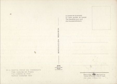 Santa Cruz de Tenerife - Spanien - vista nocturna