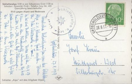 Isny - Schletteralpe Isny - Schletteralpe