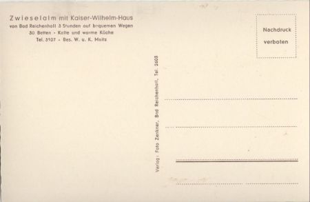 Bad Reichenhall - Zwieselalm