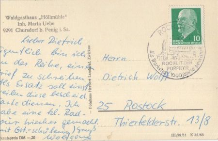 Chursdorf bei Schleiz - Waldgasthaus Höllmühle