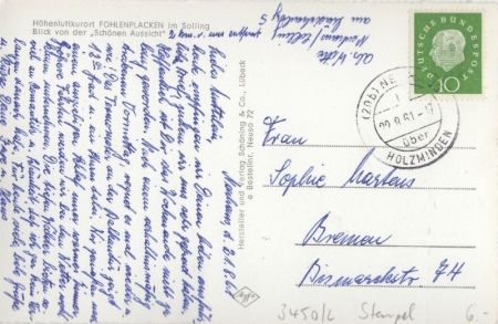 Neuhaus-Fohlenplacken - von der Schönen Aussicht