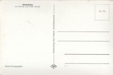 Heidelberg - Schloss und Brücke