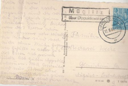 Erzgebirge - Grenz-Schänke Müglitz