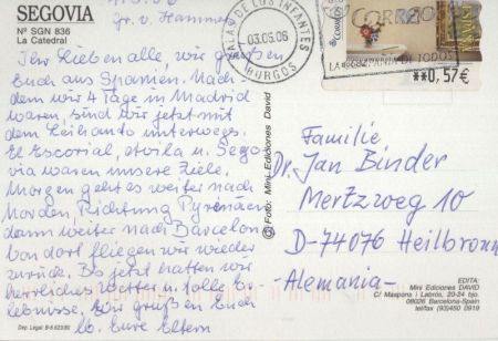 Segovia - Spanien - Catedral