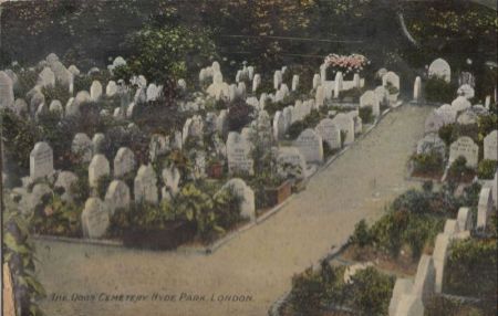 London - Großbritannien - Hyde Park, Dogs cementary London - Großbritannien - Hyde Park, Dogs cementary