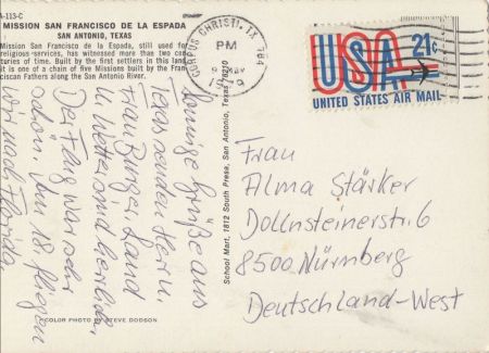 San Antonio - USA - Mission San Fransisco