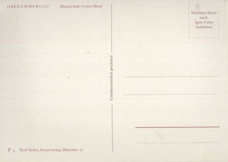 Oberammergau - Hänsel-und-Gretel-Heim
