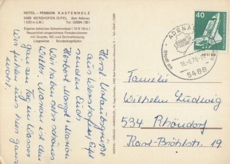 Wershofen - Pension Kastenholz