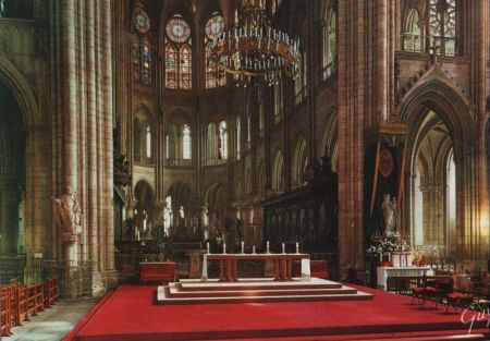 Paris - Frankreich - Notre Dame, Interieur Paris - Frankreich - Notre Dame, Interieur