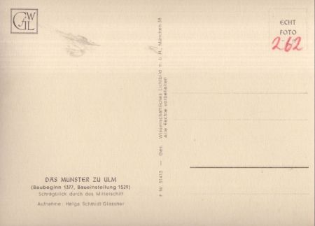 Ulm - Münster, Mittelschiff