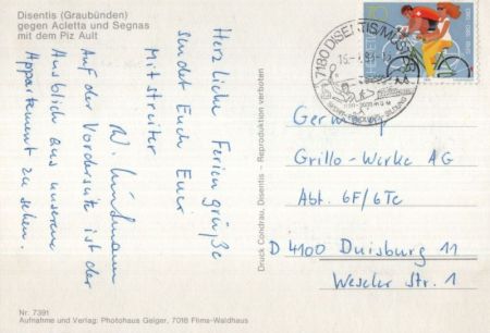 Disentis - Schweiz - Ansicht Disentis - Schweiz - Ansicht