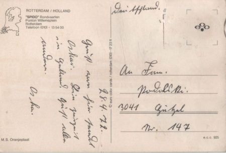 Rotterdam - Niederlande - Spido Roondvaarten