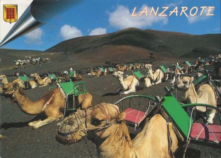 Lanzarote - Spanien - Parque de Nacional de Timanfaya Lanzarote - Spanien - Parque de Nacional de Timanfaya