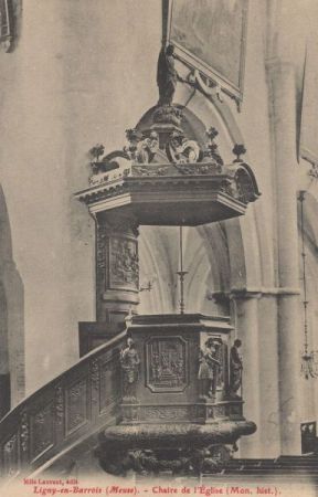 Ligny-en-Barrois - Frankreich - Eglise, Chaire Ligny-en-Barrois - Frankreich - Eglise, Chaire