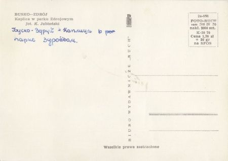 Busko-Zdroj - Polen - Kaplica