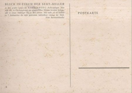 Mainz - Sekt-Keller, Kupferberg