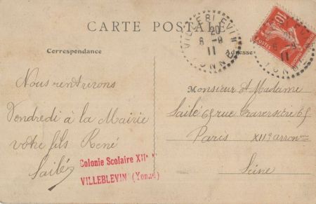 Villeblevin - Frankreich - Colonie Scolaire Villeblevin - Frankreich - Colonie Scolaire