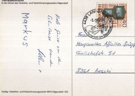 Hägendorf - Schweiz - Teufelsschlucht Hägendorf - Schweiz - Teufelsschlucht