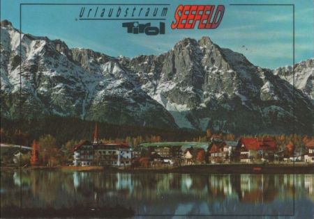 Österreich - Seefeld - mit Panorama Wettersteingebirge - 1992 Österreich - Seefeld - mit Panorama Wettersteingebirge - 1992