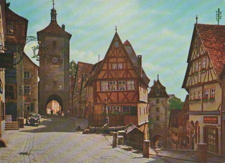 Rothenburg - Plönlein - ca. 1980 Rothenburg - Plönlein - ca. 1980