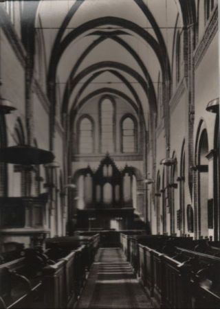 Lehnin - Innenschiff der Klosterkirche - 1968 Lehnin - Innenschiff der Klosterkirche - 1968