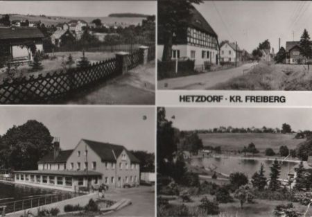 Halsbrücke-Hetzdorf - u.a. Teilansicht - 1990 Halsbrücke-Hetzdorf - u.a. Teilansicht - 1990