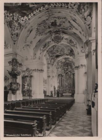 Schäftlarn - Kloster, innen - ca. 1955 Schäftlarn - Kloster, innen - ca. 1955