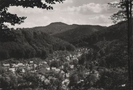 Ruhla-Thal - Blick vom Alten Keller - 1977 Ruhla-Thal - Blick vom Alten Keller - 1977
