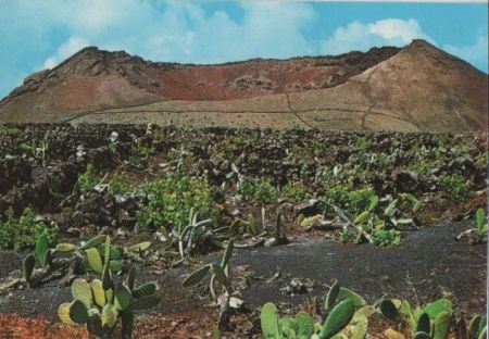 Spanien - Lanzarote - Crater de la Corona - ca. 1985 Spanien - Lanzarote - Crater de la Corona - ca. 1985