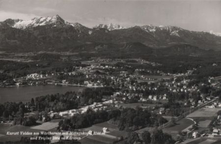 Österreich - Velden - mit Mittagskogel - 1973 Österreich - Velden - mit Mittagskogel - 1973