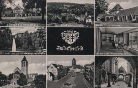 Bad Hersfeld - u.a. Marktplatz - ca. 1960 Bad Hersfeld - u.a. Marktplatz - ca. 1960