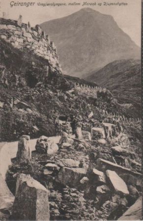 Norwegen - Geiranger - Uragjärslyngene - ca. 1940 Norwegen - Geiranger - Uragjärslyngene - ca. 1940