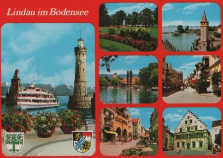 Lindau - 7 Teilbilder - ca. 1980 Lindau - 7 Teilbilder - ca. 1980