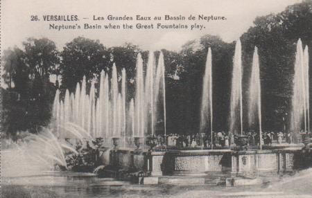 Frankreich - Versailles - Les Grandes Eaux - ca. 1945 Frankreich - Versailles - Les Grandes Eaux - ca. 1945