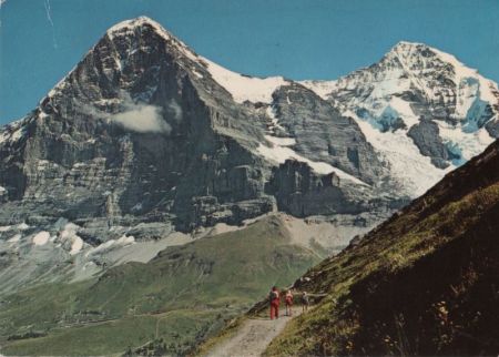 Schweiz - Eiger - Nordwand, Mönch - 1976 Schweiz - Eiger - Nordwand, Mönch - 1976