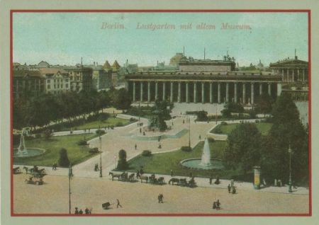 Berlin-Mitte, Lustgarten - mit altem Museum - 1990 Berlin-Mitte, Lustgarten - mit altem Museum - 1990