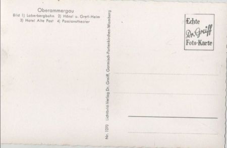 Oberammergau - 4 Bilder